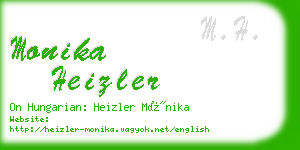 monika heizler business card